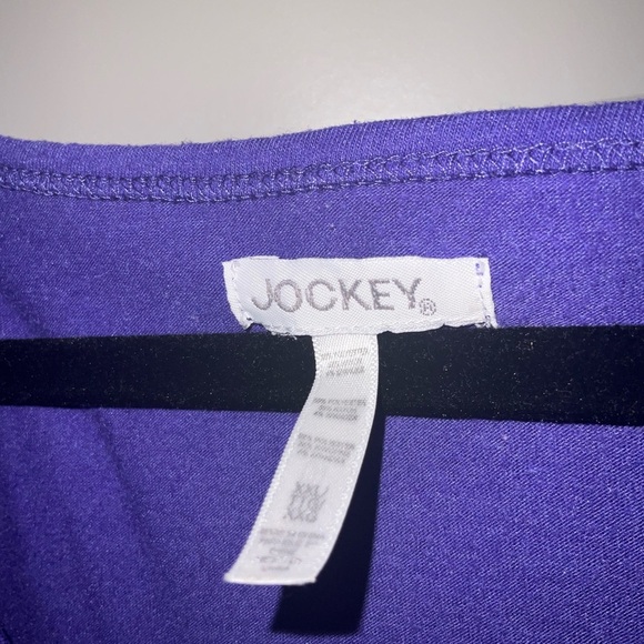 Jockey Purple Asymmetrical Short Sleeve Tee - Picture 4 of 11